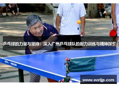 乒乓球的力量与坚持：深入广州乒乓球队的耐力训练与精神探索